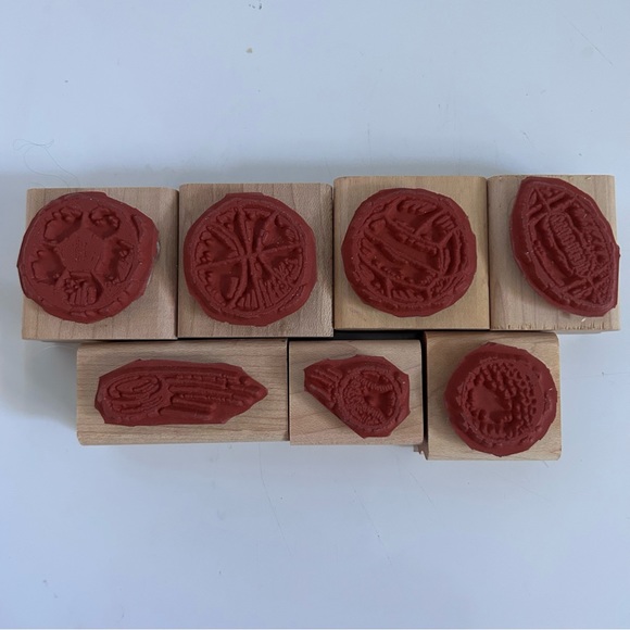 Stampin’ up! 2004 13 pc wood stamps - SPORTS - Picture 8 of 8